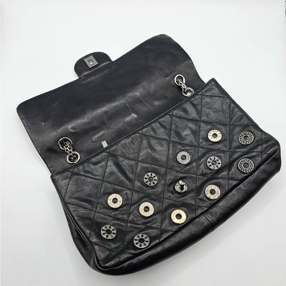 Chanel Star Attitude Flag Bag Grommet Embellished Quilted Leather Large - Picture 15 of 16